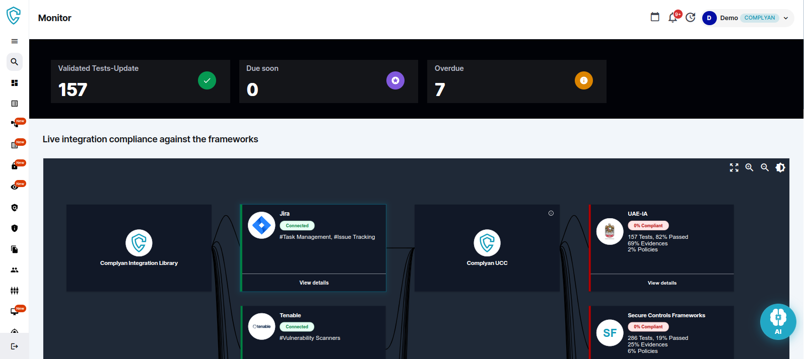 Live Integration Compliance Monitor